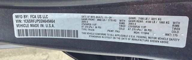 2025 RAM 1500 Laramie
