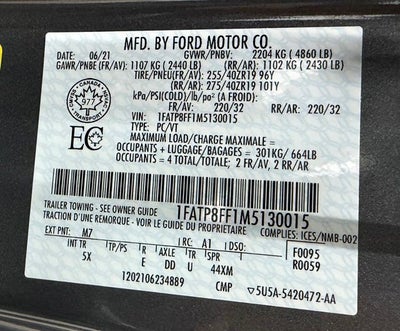 2021 Ford Mustang GT Premium
