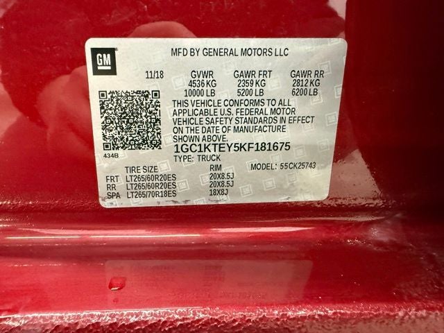 2019 Chevrolet Silverado 2500HD LTZ