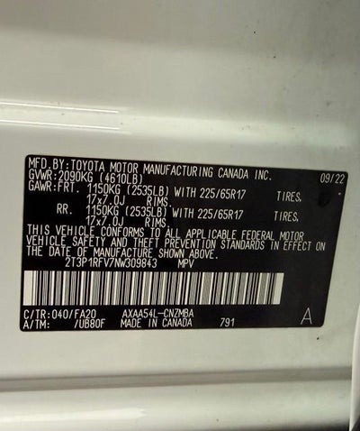 2022 Toyota RAV4 XLE