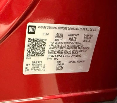 2025 Chevrolet Equinox ACTIV