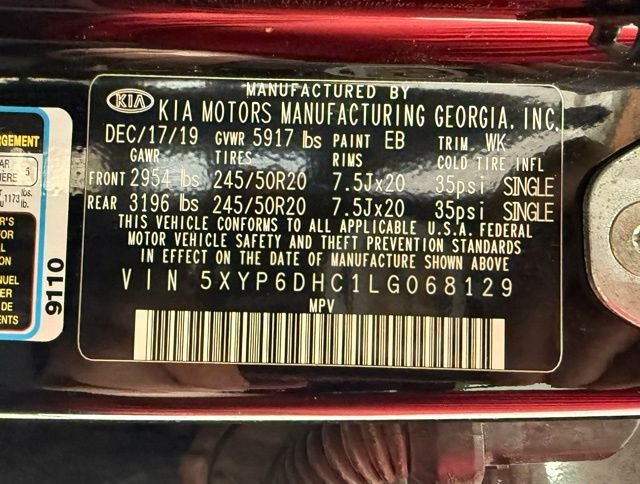 2020 Kia Telluride S