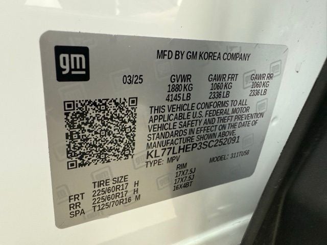 2025 Chevrolet Trax LT