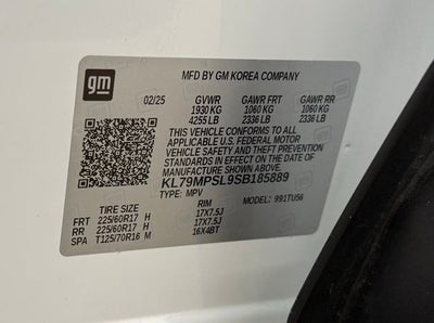 2025 Chevrolet TrailBlazer LT