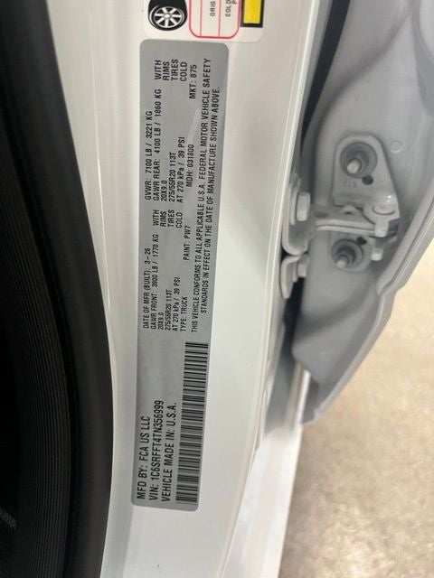 2026 RAM 1500 Big Horn/Lone Star