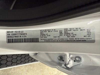 2026 RAM 1500 Big Horn/Lone Star