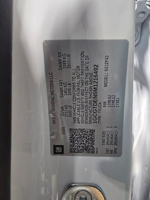 2021 Chevrolet Colorado Z71