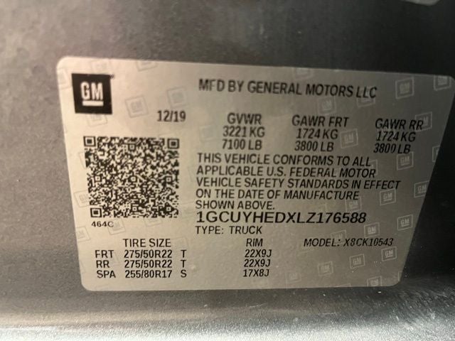 2020 Chevrolet Silverado 1500 High Country