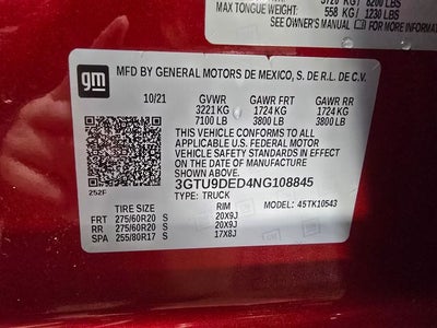 2022 GMC Sierra 1500 Limited SLT