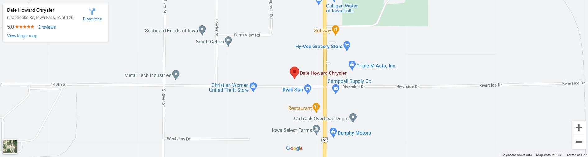 Dale Howard of Iowa Falls in Iowa Falls IA